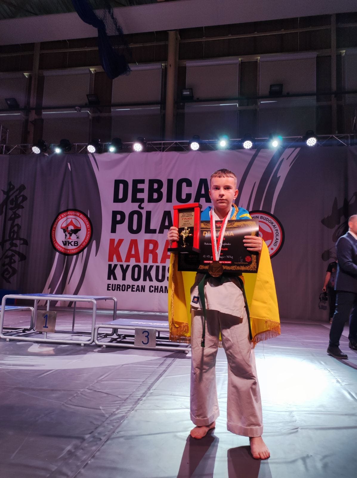 Юний закарпатець виборов "бронзу" на Чемпіонаті Європи з Кіокушин карате