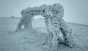 Засніжена обсерваторія Білий Слон, на горі Піп Іван Чорногірський