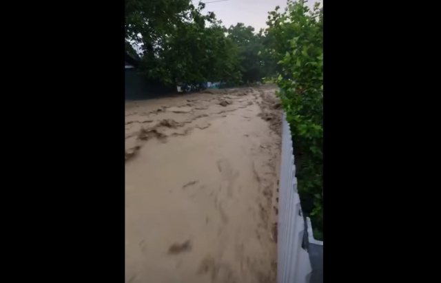 Жахливі кадри: як паводкова хвиля накрило село в Карпатах (ВІДЕО)