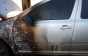 В Берегові чоловік підпалив авто. Зловмисник потрапив на камеру (ФОТО, ВІДЕО)