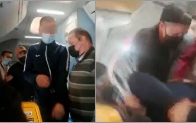 "Іспанський рейс": Пасажир погрожував відкрити двері літака Ryanair до Будапешта (ВІДЕО)