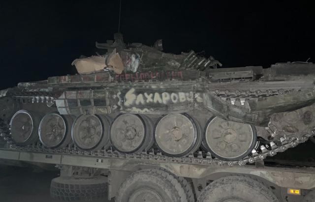 Бійці Закарпатської бригади відібрали від окупантів трофейний танк