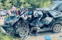 ДТП на трасі Мукачево - Рогатин: Lexus на швидкості розчавив ВАЗ (ФОТО)