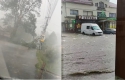 Затоплені вулиці та повалені дерева: Свалявою пронеслася негода (ФОТО, ВІДЕО)