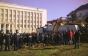 Протистояння на пл.Народній в Ужгороді переросло в арешти та відновленням робіт (ФОТО ВІДЕО)